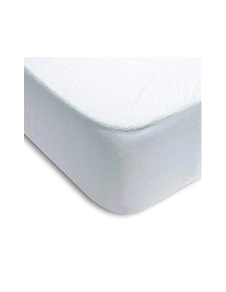 Cubre colchón protector acolchado impermeable ajustable Rizo-PVC, Fundas Para Colchones