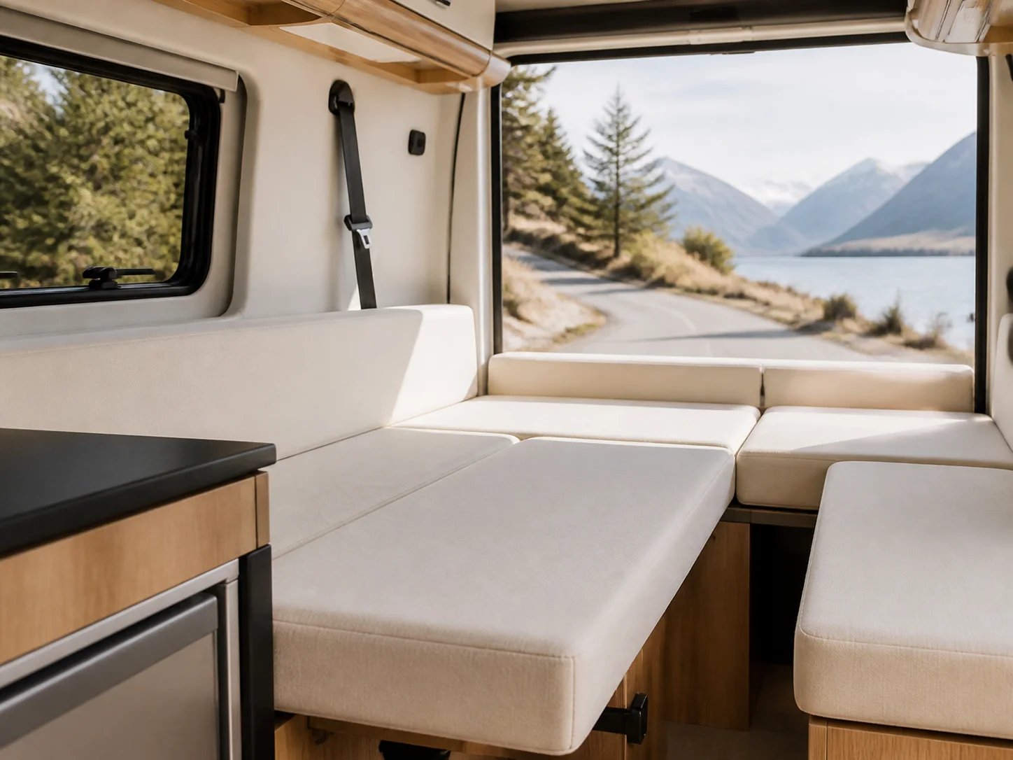 Cojines de espuma a medida para caravanas y campers